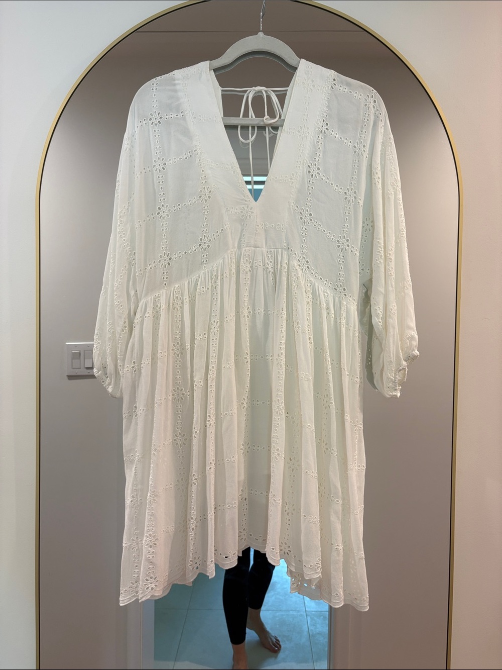 By Together Eyelet White Midi Dress | Small